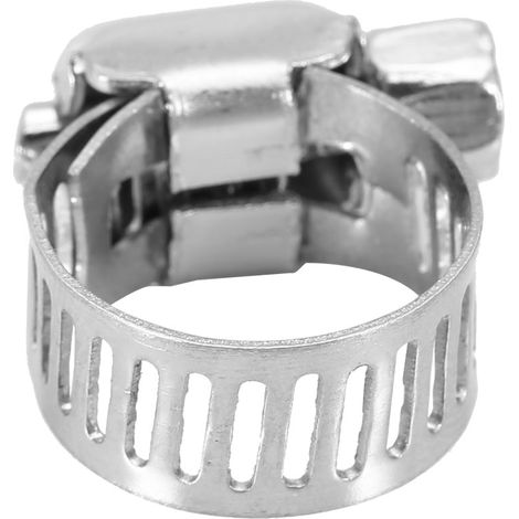 Collier De Serrage En Acier Inoxydable - Pour Tuyau 8-12mm - Résistant À La Pression - Usage Domestique Et Automobile - Lot De 50 Pièces (1/5)