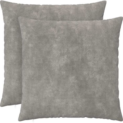 Funda de almohada 2 pcs HEERLEN Gris Claro 55 x 55 cm vidaXL (1/5)