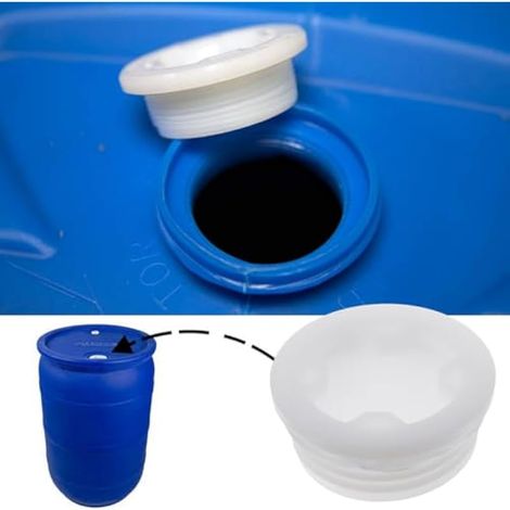 Lot de 4 Bouchons de Tambour en Plastique pour Bouteilles de Produits Chimiques (1/5)