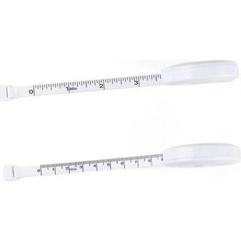 Mètre à Ruban - Règle cadeau plastique télescopique - 1,5m métrique et pouce (1/3)