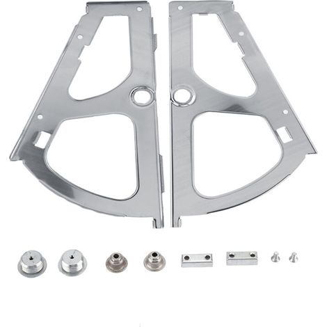 AIPERQ Jeffergarden Shoe Hinges Drawer Cabinet Hinges Replacement Fittings in Stainless Steel, 2 Pieces, for Turing Support (1 Layer) (1/4)
