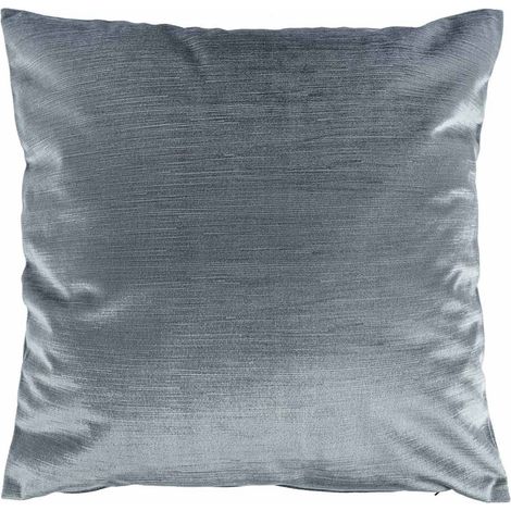 HOMESCAPES Luxury Grey Velvet Cushion Cover, 45 x 45 cm (1/5)