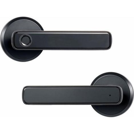 Serrure Porte Intelligente à Empreintes Digitales, Mot Passe, Serrure éLectronique, DéVerrouillage des Boutons Porte D'EntréE, pour (1/4)