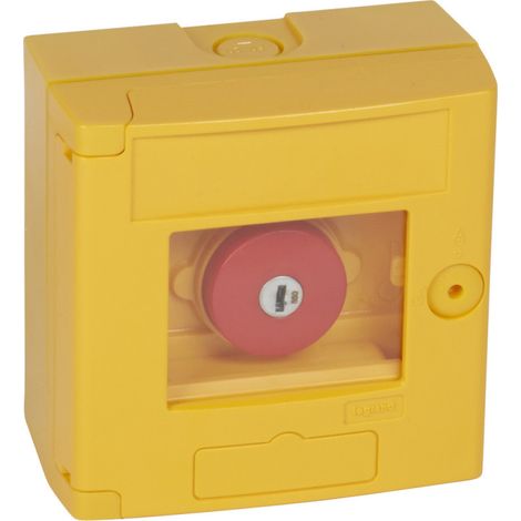 coffret coup de point - jaune - a clé - legrand 038002 (1/2)
