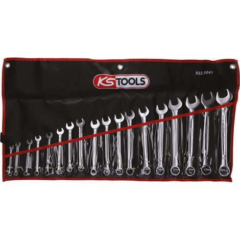 KS Tools - Jeu de 18 clés mixtes métriques - en boîte - 922.0047 (1/5)