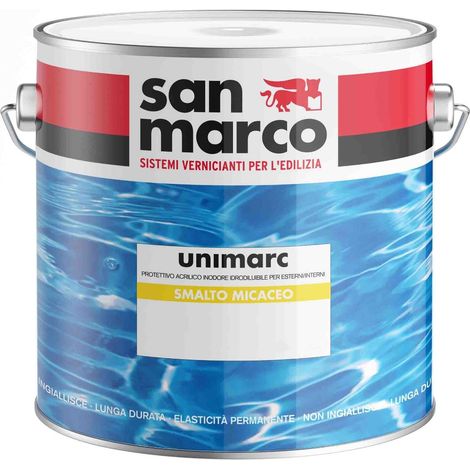Unimarc smalto micaceo grafite lt 0,75 a base acqua