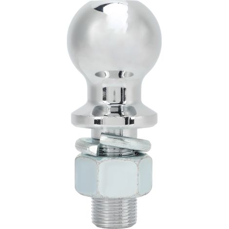 Boule d'attelage en acier inoxydable, capacité de remorquage de 6000 lb, diamètre de 2 pouces, tige de 1 x 2 1/8 pouces (1/5)