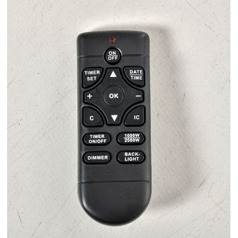 Cheminée électrique Grande Taille 2000 W Effet Flammes LED minuterie température luminosité réglables télécommande fournie Blanc (1/5)