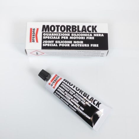 GUARNIZIONE SILICONICA NERA MOTORBLACK AREXONS (1/5)