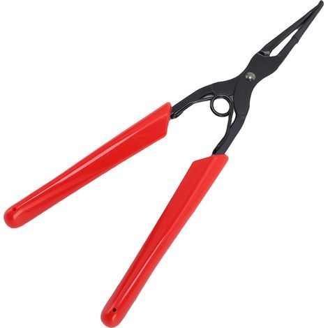 Pince à fibres optiques SC LC, outil de connecteur optique à bride pour brancher et débrancher l'acier inoxydable rouge (1/5)