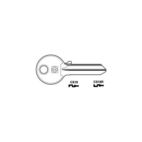 CHIAVI PER CILINDRI CISA 5 SPINE GRANDI- - CS18 DX - 10 pezzi SILCA