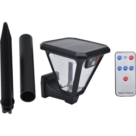 Lampe solaire de jardin avec 100 LED, 5 modes, télécommande, étanche, 2000 lumens (1/5)