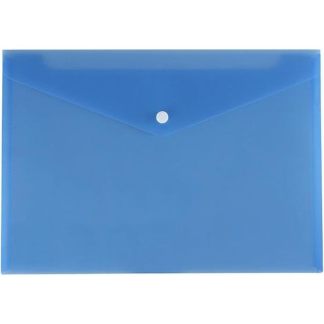 A4-Briefumschlagmappe, blauer Satin