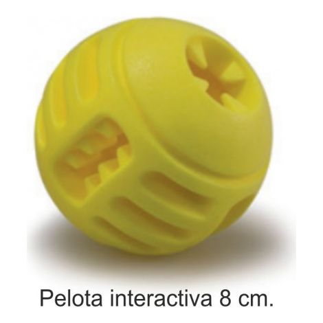 PELOTA INTERACTIVA SNACKS 8 cm.