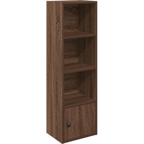 Maison Exclusive - Bücherregal Braun Eichen-Optik 31x24x102 cm Ho
