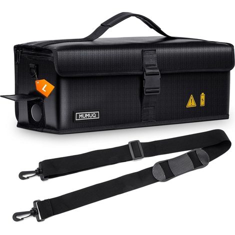 Feuerfeste E-Bike Akku Tasche LIPO Ladeanschluss 49cm (1/5)