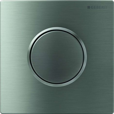 Geberit Sigma10 - Pulsador de descarga de urinario, pulsador para WC tipo 10, acero inoxidable 116.015.SN.1 (1/5)