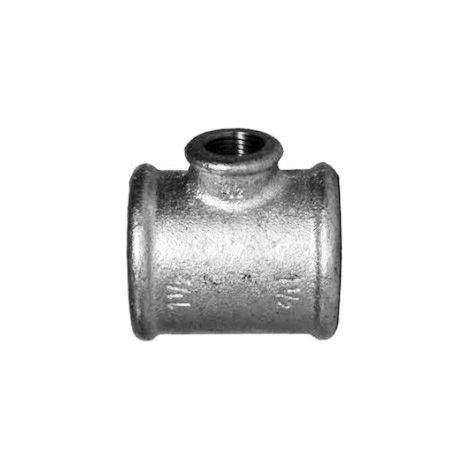 130R - Tee riduzione 1"1/4 x 1" x 1"1/4 in ghisa zincata 13025656
