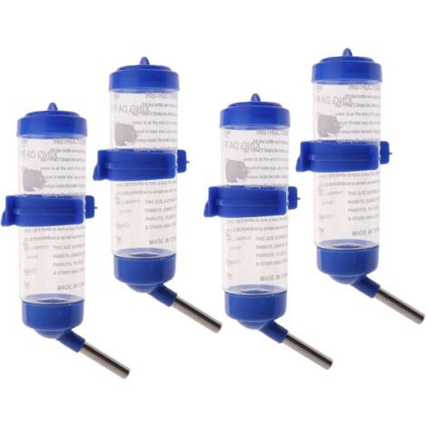 BUNTHAUS 4x distributeur d'eau suspendu pour bouteille d'eau potable pour petits animaux (1/5)