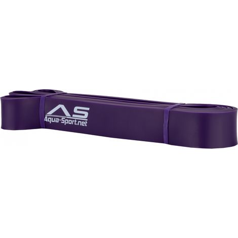 Aqua-Sport Powerstretch Widerstandsband, lila, 2080 x 4,5 x 32 mm, Widerstand 15-39 kg AS2080
