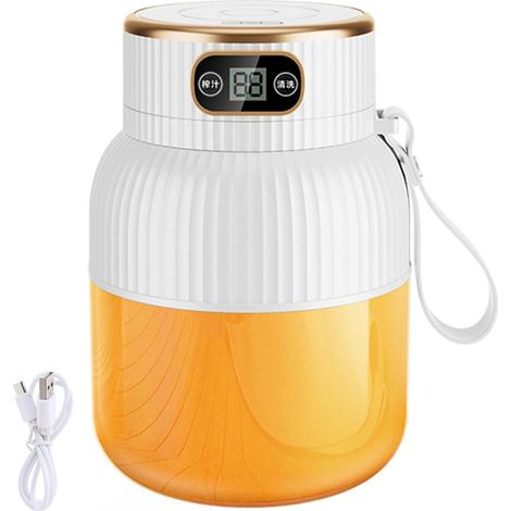 Batidora portátil recargable por USB - Capacidad de 600 ml - Para los amantes de los zumos y el fitness (1/5)