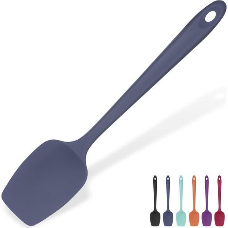 Silikon Löffelspatel 29cm, 315℃ hitzebeständig, flexibel, nachtblau