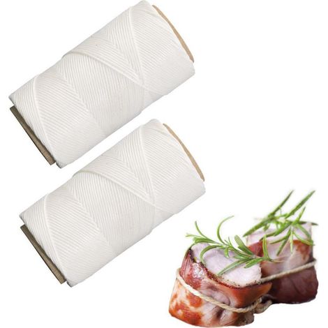 Westmark spago da cucina, 2 pezzi, rotoli, lunghezza: 60 m, poliestere, biancoper alimenti