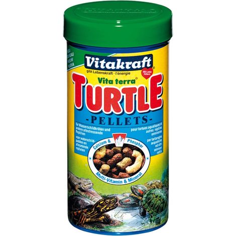 turtle pellets da 0.250 ml per tartarughe acquatiche e lucertole