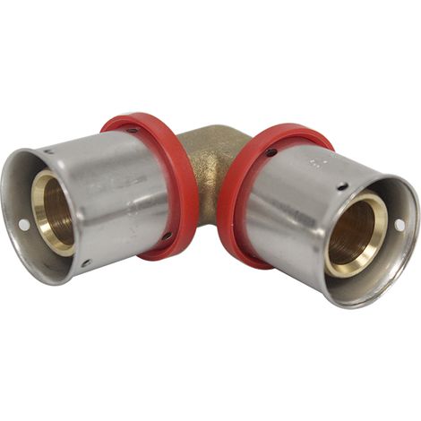 Raccord multicouche à sertir coude égal - Ø26x3,0 - MULTIPEX (1/3)