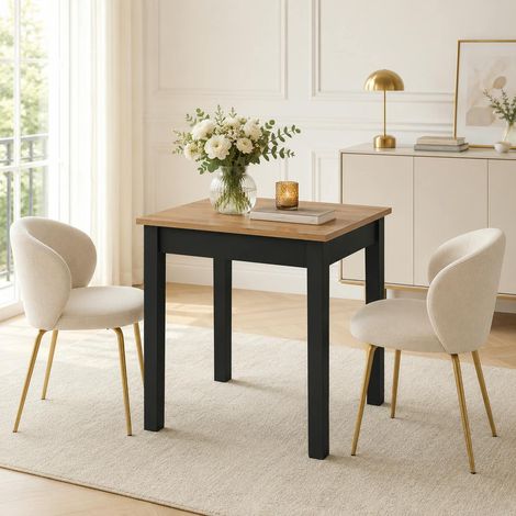 Petite table cuisine style loft 60 cm ALVA