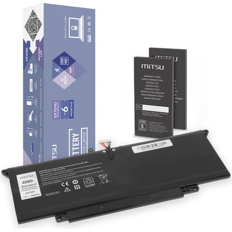 Batterie JHT2H pour Dell Latitude 7410 2-en-1 et 7310 2-en-1 (1/5)