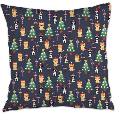 Housse de coussin 45x45 cm en polyester léger pour décoration de maison et de chambre la saint-valentin (1/5)