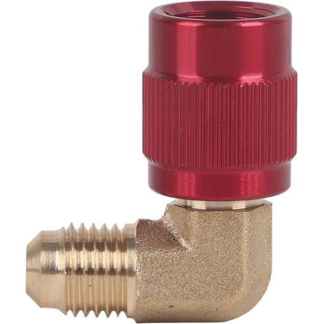 Jeffergarden R410 filetage mle 1/4 vers filetage femelle 5/16 90 ° adaptateur connecteur refroidisseur accessoire de climatiseur