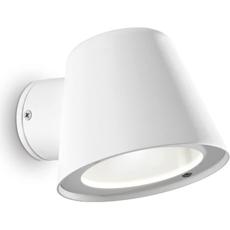Ideal Lux Gas - Applique murale extérieure à 1 ampoule blanche IP43, GU10 (1/2)
