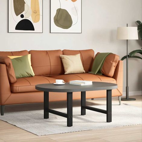 Maison Exclusive - Couchtischbeine Schwarz 2 Stk. 70x(42-43) cm S