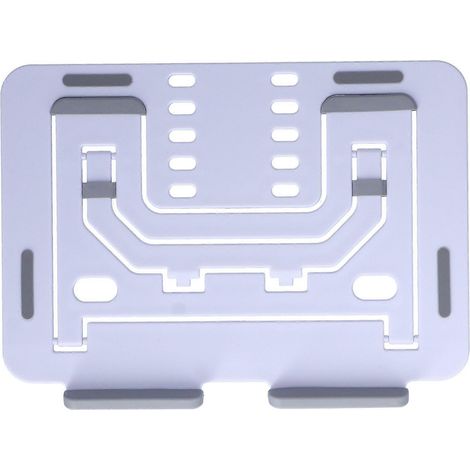 Support élévateur réglable pour ordinateur portable et tablette, pliable antidérapant, double face utilisable, repose-PC surélevé ajustable pour bureau (1/5)