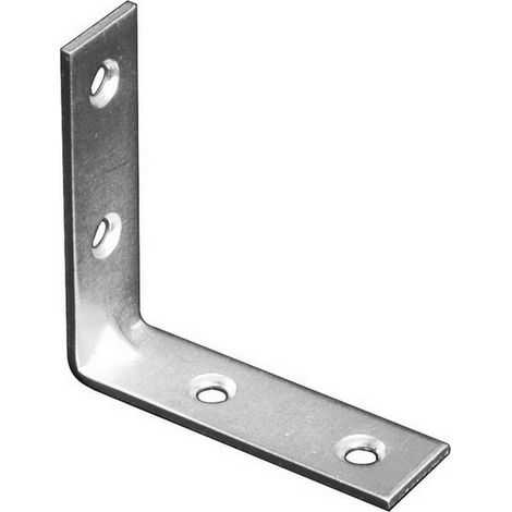 1CF LASTRINA AD ANGOLO INOX 100 PZ.  mm.30x30