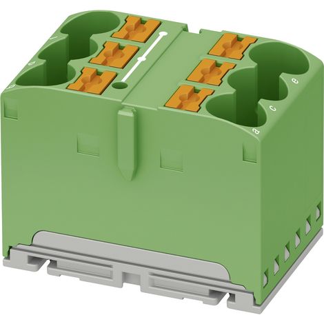 Phoenix Contact 1082391 Verteilerblock Push-Lock-Anschluss Grün 1 St.