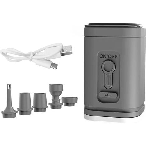 Mini Pompe à Air électrique Portable pour dégonfler Gonflable pour Sacs de Sorage sous Vide Pataugeoire Matelas pneumatique Bateaux Pompes de Piscine (1/5)
