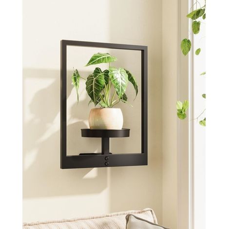 Supporto a parete per vasi da fiori da balcone, mensola a muro per cesti di pothos, portafiori decorativo da parete (1/5)