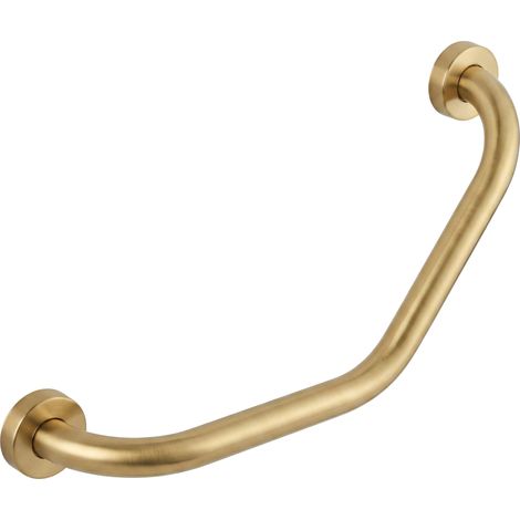 Barre D’Appui D’Angle Pour Salle De Bain Rea 101 Brush Gold (1/5)