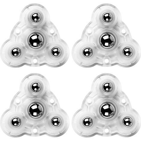 4-teilige Möbelrollen, Möbelräder, selbstklebende Lenkrollen, Rollen für Kleingeräte, selbstklebende Rollen für Haushaltsgeräte, Lenkrollen (1/5)