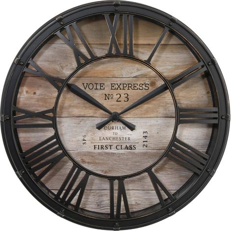 Orologio da Parete Atmosphera Estilo Retro Antracite 39 cm (1/4)