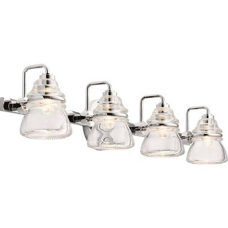 Elstead Kichler Talland Applique Salle de Bain Chrome Poli, IP44 (1/5)