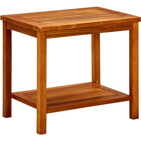 Couchtisch 50x35x45 cm Massivholz Akazie
