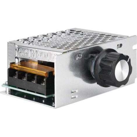 Variateur pour Moteur 220V, Régulateur de Tension AC 4000W, Variateur de Tension 220V, Variateur de Vitesse pour Moteur, Régulateur de Vitesse pour Moteur électrique Variateur (1/4)