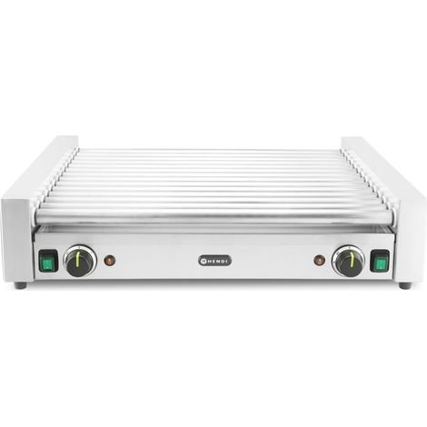 Grill Roulant Pour Saucisses Hot-Dogs XL - 2 zones - Hendi