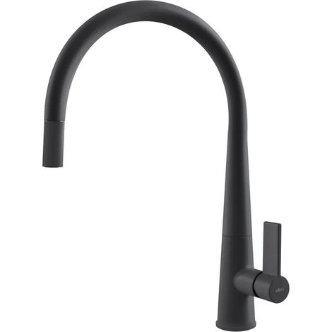 Elleci Athena Plus. Tipo di beccuccio: Tirare verso il basso, Colore del prodotto: Nero, Controllo del flusso d'acqua: Valvole rotanti. Altezza (max): 36,8 cm, Distanza tra foro di fissa... - MGKATP40