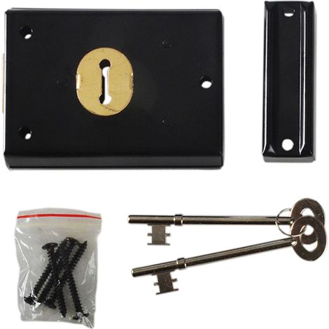 Yale P402 Rim Lock with Grey Finish – 102 x 76mm Visor Security Lock (1/2)