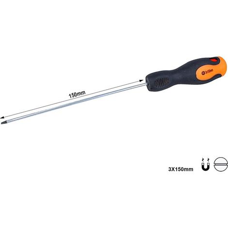 Cacciavite a Taglio 3X150mm Con Punta Magnetica